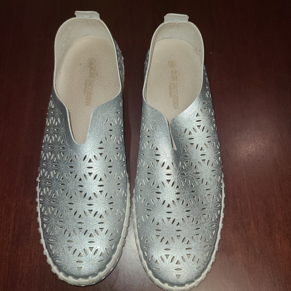 Ilse Jacobsen Tulip Silver Shoes size 38